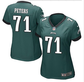 Women NEW Eagles #71 Jason Peters Midnight Green Team Color Stitched NFL New Elite Jersey Women NEW Eagles #71 Jason Peters Midnight Green Team Color Stitched NFL New Elite Jersey