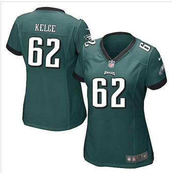 Women NEW Eagles #62 Jason Kelce Midnight Green Team Color Stitched NFL New Elite Jersey Women NEW Eagles #62 Jason Kelce Midnight Green Team Color Stitched NFL New Elite Jersey