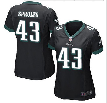 Women NEW Eagles #43 Darren Sproles Black Alternate Stitched NFL New Elite Jersey Women NEW Eagles #43 Darren Sproles Black Alternate Stitched NFL New Elite Jersey