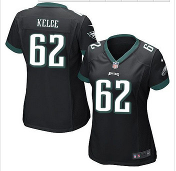 Women NEW Eagles #62 Jason Kelce Black Alternate Stitched NFL New Elite Jersey Women NEW Eagles #62 Jason Kelce Black Alternate Stitched NFL New Elite Jersey