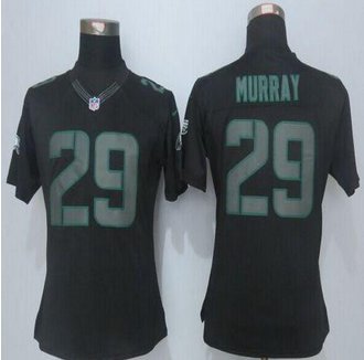 Women New Eagles #29 DeMarco Murray Black Impact Stitched NFL Limited Jersey Women New Eagles #29 DeMarco Murray Black Impact Stitched NFL Limited Jersey