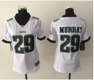Women NEW Eagles #29 DeMarco Murray White Stitched NFL New Elite Jersey Women NEW Eagles #29 DeMarco Murray White Stitched NFL New Elite Jersey