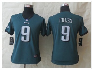 Women New Philadelphia Eagles #9 Nick Foles Green Limited Jersey Women New Philadelphia Eagles #9 Nick Foles Green Limited Jersey