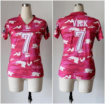 NEW women nfl jerseys Philadelphia Eagles 7 Michael Vick pink(fashion camo) NEW women nfl jerseys Philadelphia Eagles 7 Michael Vick pink(fashion camo)