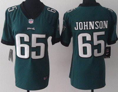 Women NEW Philadelphia Eagles 65 Johnson Green NFL Jerseys Women NEW Philadelphia Eagles 65 Johnson Green NFL Jerseys