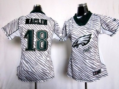 NEW Womens Philadelphia Eagles #18 jeremy maclin jerseys(fem fan zebra) NEW Womens Philadelphia Eagles #18 jeremy maclin jerseys(fem fan zebra)