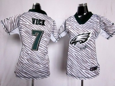 NEW Women Philadelphia Eagles #7 Michael Vick jerseys(fem fan zebra) NEW Women Philadelphia Eagles #7 Michael Vick jerseys(fem fan zebra)