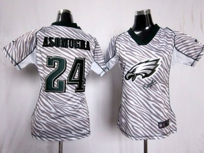 NEW Womens Philadelphia Eagles #24 Asomugha jerseys(fem fan zebra) NEW Womens Philadelphia Eagles #24 Asomugha jerseys(fem fan zebra)