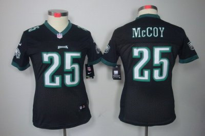Women NEW Philadelphia Eagles 25 LeSean McCoy Black Jerseys Women NEW Philadelphia Eagles 25 LeSean McCoy Black Jerseys
