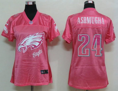NEW Womens Philadelphia Eagles 24 Asomugha Pink Jerseys NEW Womens Philadelphia Eagles 24 Asomugha Pink Jerseys