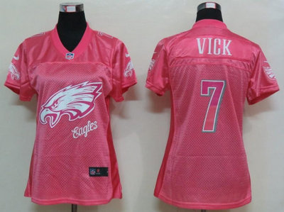 NEW Womens Philadelphia Eagles 7 Vick Pink Jerseys NEW Womens Philadelphia Eagles 7 Vick Pink Jerseys