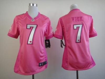 NEW Women Philadelphia Eagles #7 Michael Vick Pink Jerseys(love s) NEW Women Philadelphia Eagles #7 Michael Vick Pink Jerseys(love s)