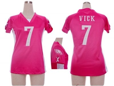 NEW Women Philadelphia Eagles #7 Michael Vick pink jerseys(draft him ii top) NEW Women Philadelphia Eagles #7 Michael Vick pink jerseys(draft him ii top)