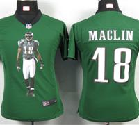 Womens Nike Philadelphia Eagles 18 Maclin Green Portrait Fashion Game Jerseys Womens Nike Philadelphia Eagles 18 Maclin Green Portrait Fashion Game Jerseys