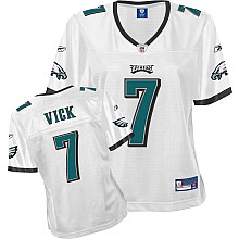 WOMEN Philadelphia Eagles 7 MICHAEL VICK white