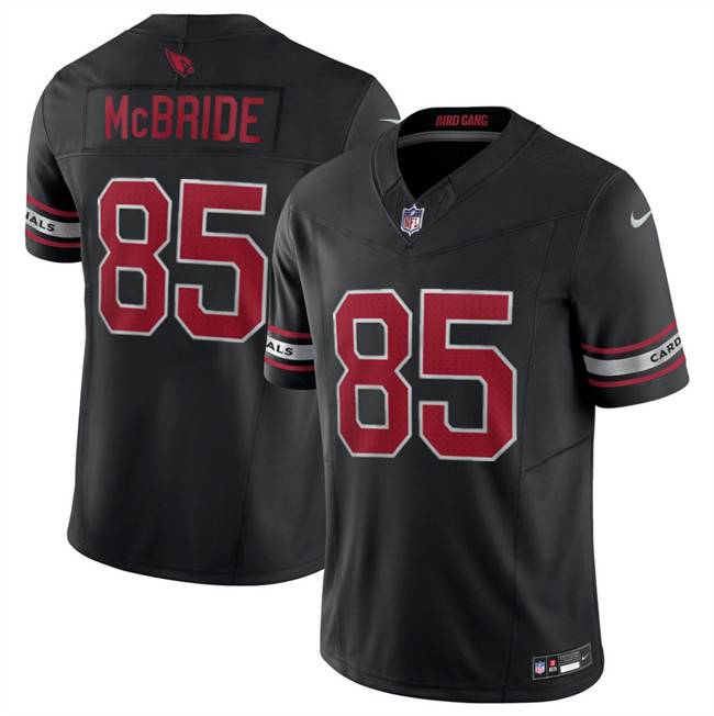Men's Arizona Cardinals #85 Trey McBride Black 2024 F.U.S.E. Vapor Untouchable Limited Stitched Jers Men's Arizona Cardinals #85 Trey McBride Black 2024 F.U.S.E. Vapor Untouchable Limited Stitched Jers