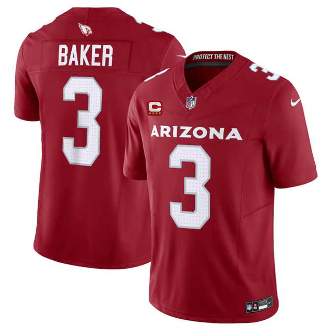 Men's Arizona Cardinals #3 Budda Baker Red 2024 F.U.S.E. With 4-Star C Patch Vapor Untouchable Limited Stitched Football Jersey Men's Arizona Cardinals #3 Budda Baker Red 2024 F.U.S.E. With 4-Star C Patch Vapor Untouchable Limited Stitched Football Jersey