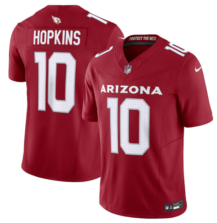 Men's Arizona Cardinals #10 DeAndre Hopkins Red Vapor Untouchable F.U.S.E. Limited Stitched Football Jersey Men's Arizona Cardinals #10 DeAndre Hopkins Red Vapor Untouchable F.U.S.E. Limited Stitched Football Jersey