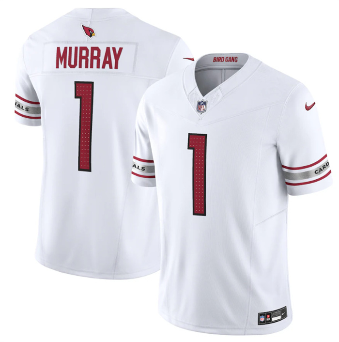 Men's Arizona Cardinals #1 Kyler Murray White Vapor Untouchable F.U.S.E. Limited Stitched Football Jersey Men's Arizona Cardinals #1 Kyler Murray White Vapor Untouchable F.U.S.E. Limited Stitched Football Jersey