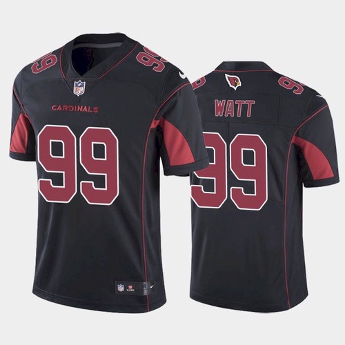 Men's Arizona Cardinals #99 J.J. Watt Color Rush Black Jersey Men's Arizona Cardinals #99 J.J. Watt Color Rush Black Jersey