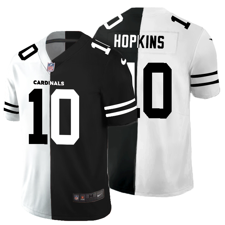 Arizona Cardinals #10 DeAndre Hopkins Men's Black V White Peace Split Nike Vapor Untouchable Limited NFL Jersey Arizona Cardinals #10 DeAndre Hopkins Men's Black V White Peace Split Nike Vapor Untouchable Limited NFL Jersey