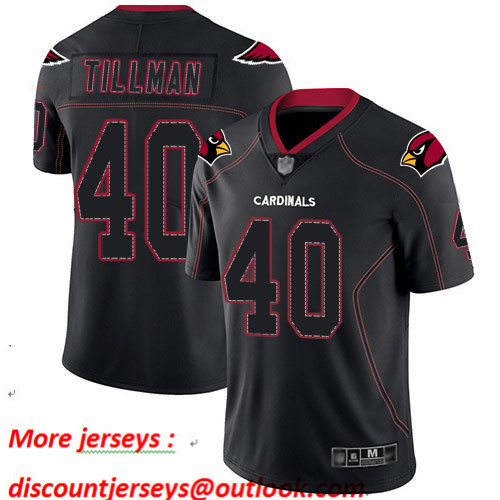 Cardinals #40 Pat Tillman Lights Out Black Men's Stitched Football Limited Rush Jersey Cardinals #40 Pat Tillman Lights Out Black Men's Stitched Football Limited Rush Jersey