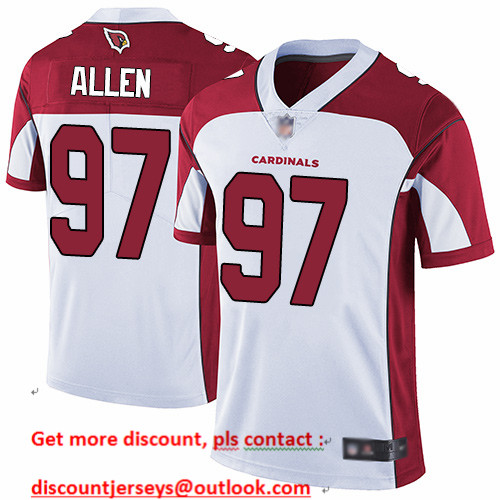 Cardinals #97 Zach Allen White Men's Stitched Football Vapor Untouchable Limited Jersey Cardinals #97 Zach Allen White Men's Stitched Football Vapor Untouchable Limited Jersey
