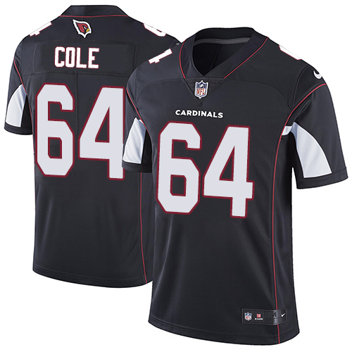 Nike Cardinals #64 Mason Cole Black Alternate Men's Stitched NFL Vapor Untouchable Limited Jersey Nike Cardinals #64 Mason Cole Black Alternate Men's Stitched NFL Vapor Untouchable Limited Jersey