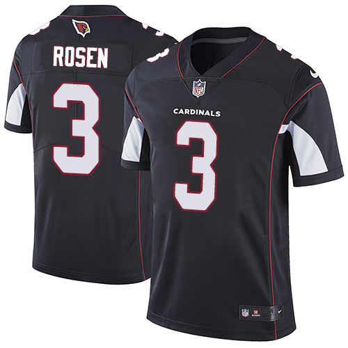 Nike Cardinals #3 Josh Rosen Black Alternate Men's Stitched NFL Vapor Untouchable Limited Jersey Nike Cardinals #3 Josh Rosen Black Alternate Men's Stitched NFL Vapor Untouchable Limited Jersey