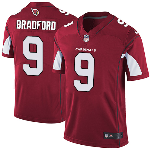 Nike Cardinals #9 Sam Bradford Red Team Color Men's Stitched NFL Vapor Untouchable Limited Jersey Nike Cardinals #9 Sam Bradford Red Team Color Men's Stitched NFL Vapor Untouchable Limited Jersey