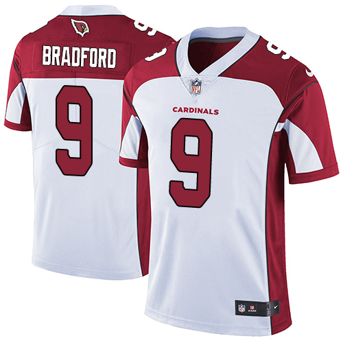Nike Cardinals #9 Sam Bradford White Men's Stitched NFL Vapor Untouchable Limited Jersey Nike Cardinals #9 Sam Bradford White Men's Stitched NFL Vapor Untouchable Limited Jersey