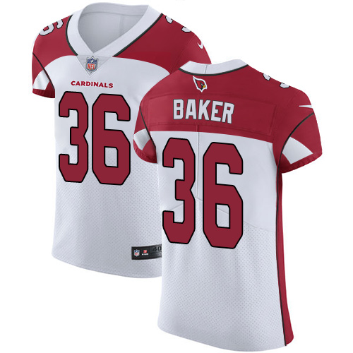 Nike Cardinals #36 Budda Baker White Men's Stitched NFL Vapor Untouchable Elite Jersey Nike Cardinals #36 Budda Baker White Men's Stitched NFL Vapor Untouchable Elite Jersey