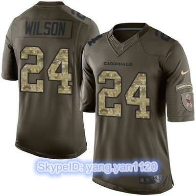 Nike Cardinals #24 Adrian Wilson Green Men's Stitched NFL Limited Salute to Service Jersey