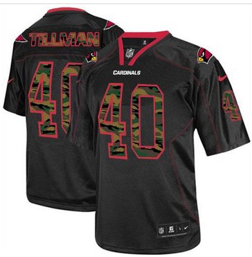 New Arizona Cardinals #40 Pat Tillman Black NFL Elite Camo Fashion Jersey New Arizona Cardinals #40 Pat Tillman Black NFL Elite Camo Fashion Jersey