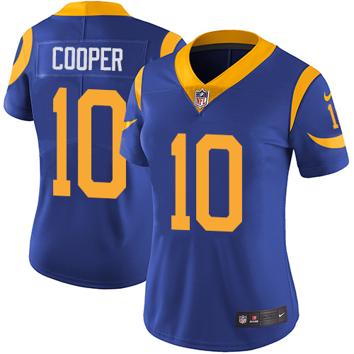 Nike Rams #10 Pharoh Cooper Royal Blue Alternate Women's Stitched NFL Vapor Untouchable Limited Jersey Nike Rams #10 Pharoh Cooper Royal Blue Alternate Women's Stitched NFL Vapor Untouchable Limited Jersey
