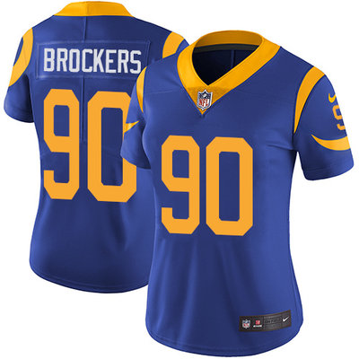 Nike Rams #90 Michael Brockers Royal Blue Alternate Women's Stitched NFL Vapor Untouchable Limited Jersey Nike Rams #90 Michael Brockers Royal Blue Alternate Women's Stitched NFL Vapor Untouchable Limited Jersey