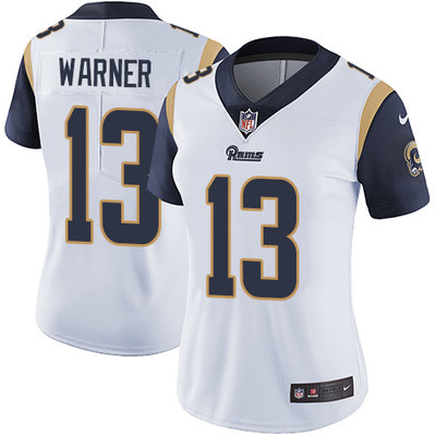 Nike Rams #13 Kurt Warner White Women's Stitched NFL Vapor Untouchable Limited Jersey Nike Rams #13 Kurt Warner White Women's Stitched NFL Vapor Untouchable Limited Jersey