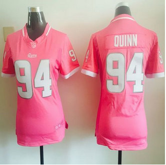 Women New Rams #94 Robert Quinn Pink NFL Elite Bubble Gum Jersey Women New Rams #94 Robert Quinn Pink NFL Elite Bubble Gum Jersey