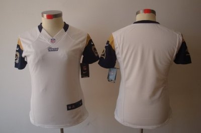 Women NEW Los Angeles Rams Blank White Jerseys Women NEW Los Angeles Rams Blank White Jerseys