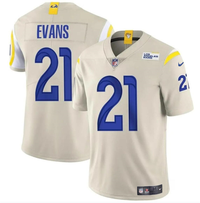 Youth Los Angeles Rams #21 Zach Evans Bone 2024 Vapor Untouchable Stitched Football Jersey Youth Los Angeles Rams #21 Zach Evans Bone 2024 Vapor Untouchable Stitched Football Jersey