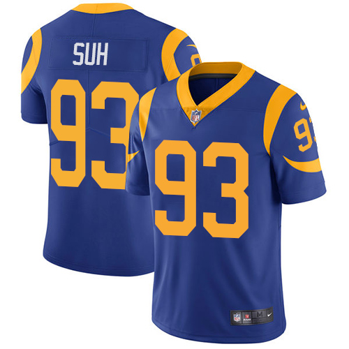 Nike Rams #93 Ndamukong Suh Royal Blue Alternate Youth Stitched NFL Vapor Untouchable Limited Jersey Nike Rams #93 Ndamukong Suh Royal Blue Alternate Youth Stitched NFL Vapor Untouchable Limited Jersey