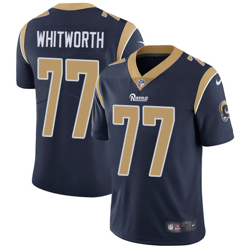 Nike Rams #77 Andrew Whitworth Navy Blue Team Color Youth Stitched NFL Vapor Untouchable Limited Jersey Nike Rams #77 Andrew Whitworth Navy Blue Team Color Youth Stitched NFL Vapor Untouchable Limited Jersey