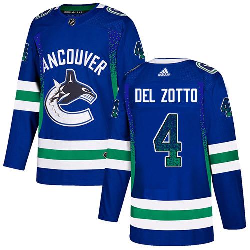 Adidas Canucks #4 Michael Del Zotto Blue Home Authentic Drift Fashion Stitched NHL Jersey Adidas Canucks #4 Michael Del Zotto Blue Home Authentic Drift Fashion Stitched NHL Jersey