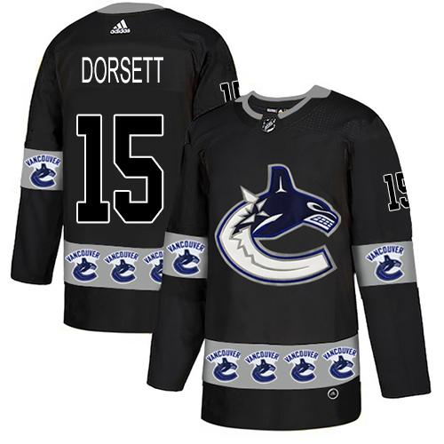 Adidas Canucks #15 Derek Dorsett Black Authentic Team Logo Fashion Stitched NHL Jersey Adidas Canucks #15 Derek Dorsett Black Authentic Team Logo Fashion Stitched NHL Jersey