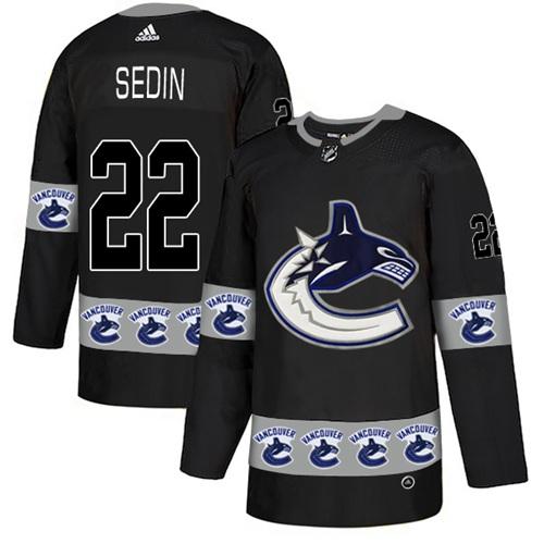 Adidas Canucks #22 Daniel Sedin Black Authentic Team Logo Fashion Stitched NHL Jersey Adidas Canucks #22 Daniel Sedin Black Authentic Team Logo Fashion Stitched NHL Jersey