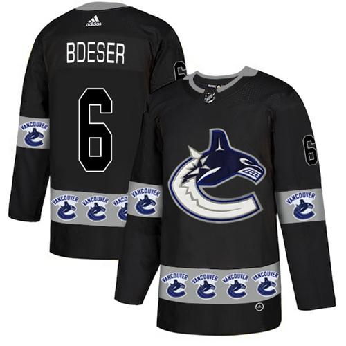 Adidas Canucks #6 Brock Boeser Black Authentic Team Logo Fashion Stitched NHL Jersey Adidas Canucks #6 Brock Boeser Black Authentic Team Logo Fashion Stitched NHL Jersey