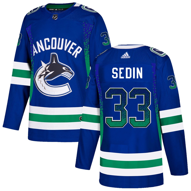 Canucks 33 Henrik Sedin Blue Drift Fashion Adidas Jersey Canucks 33 Henrik Sedin Blue Drift Fashion Adidas Jersey