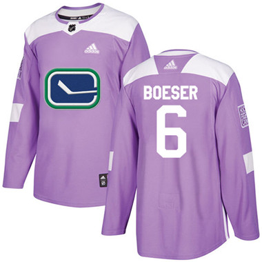 Adidas Canucks #6 Brock Boeser Purple Authentic Fights Cancer Stitched NHL Jersey Adidas Canucks #6 Brock Boeser Purple Authentic Fights Cancer Stitched NHL Jersey