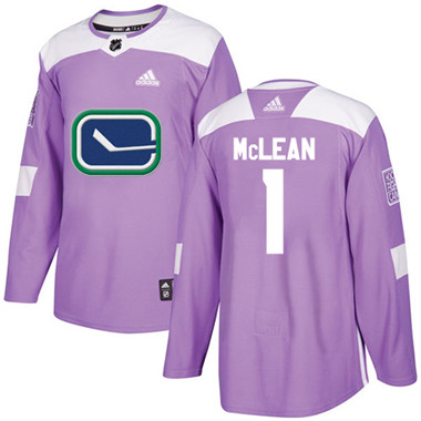 Adidas Canucks #1 Kirk Mclean Purple Authentic Fights Cancer Stitched NHL Jersey Adidas Canucks #1 Kirk Mclean Purple Authentic Fights Cancer Stitched NHL Jersey