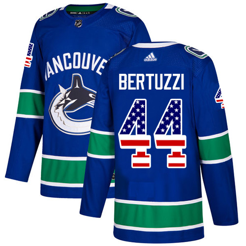 Adidas Canucks #44 Todd Bertuzzi Blue Home Authentic USA Flag Stitched NHL Jersey Adidas Canucks #44 Todd Bertuzzi Blue Home Authentic USA Flag Stitched NHL Jersey